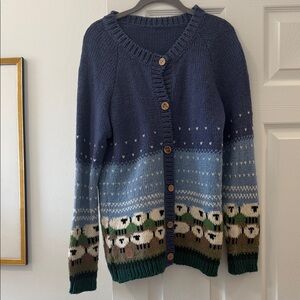 Aran Islands Knitwear Sheep Cardigan